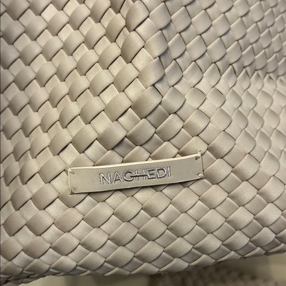 Naghedi St Barths Large tote bag. Ecru. Cream. Tan. New with tags. - Picture 4 of 5